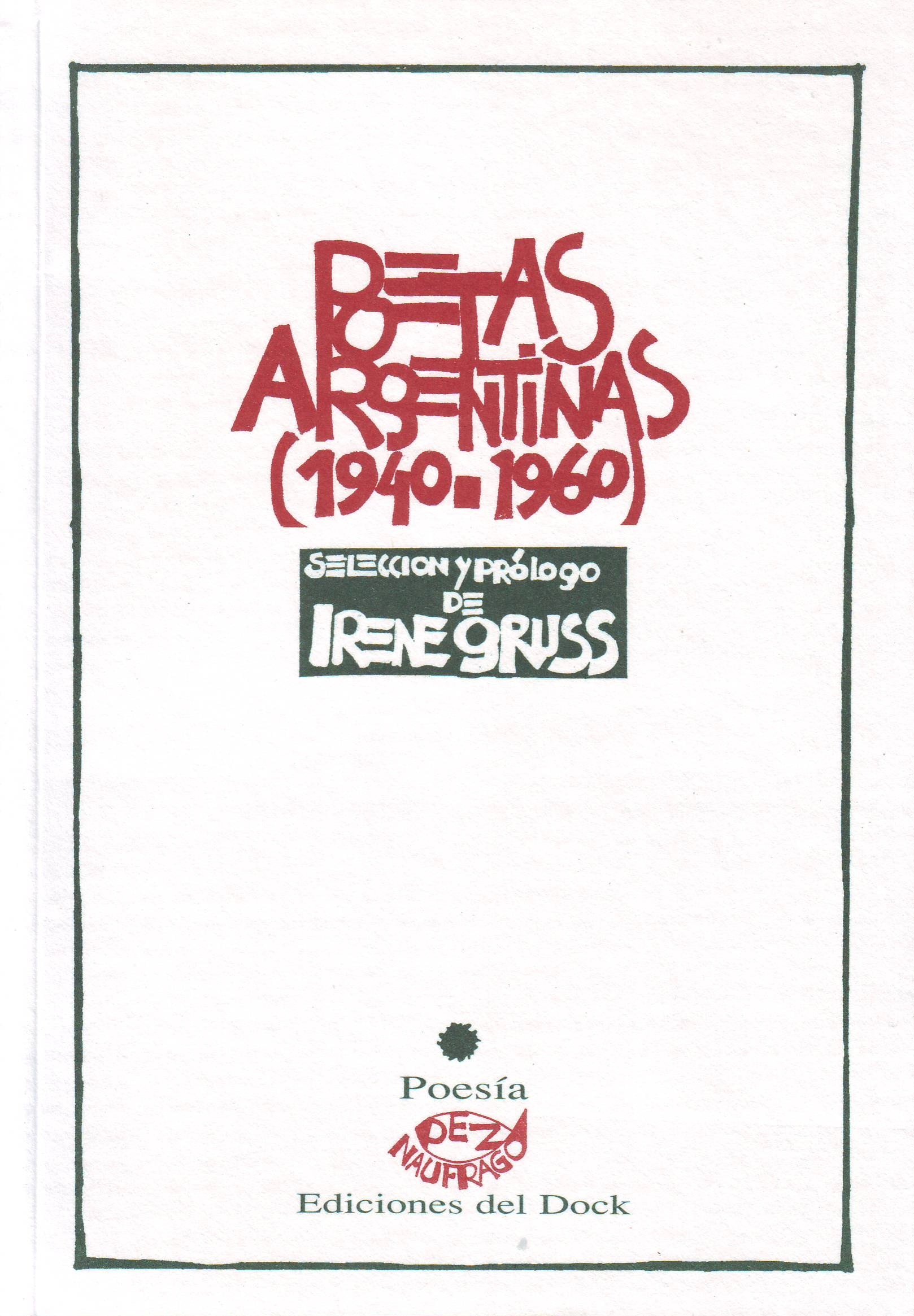 Poetas Argentinas (1940-1960)